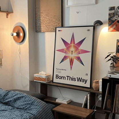 「Born This Way」音楽インスパイア アートポスター - Ink Jp