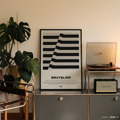 「BRUTALISM 1953」アーキテクチャーデザインポスター - Ink Jp