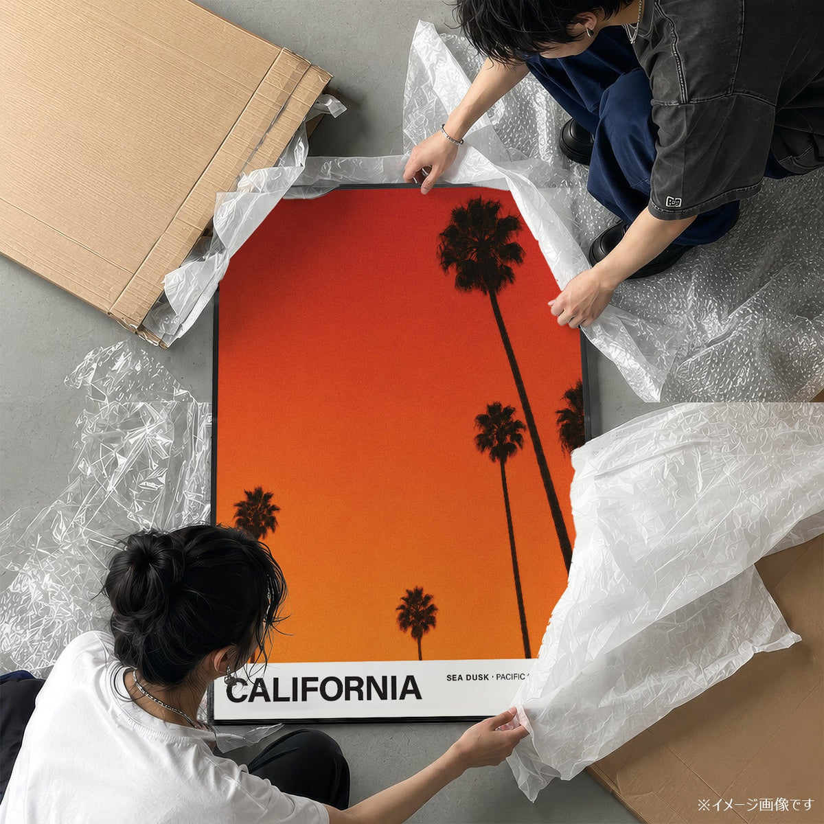 「CALIFORNIA Golden Hour」トラベルフォトポスター - Ink Jp