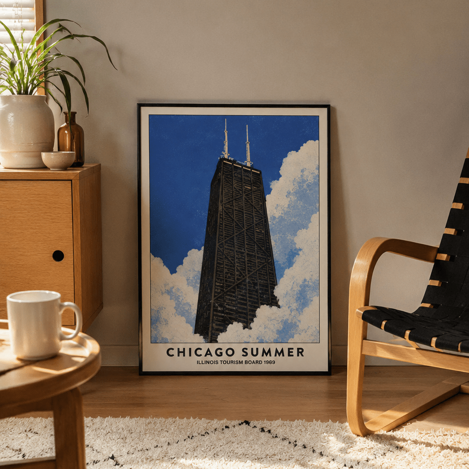 「CHICAGO SUMMER」ヴィンテージトラベルポスター - Ink Jp