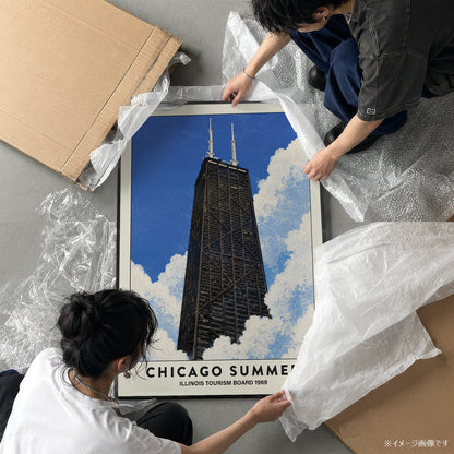「CHICAGO SUMMER」ヴィンテージトラベルポスター - Ink Jp