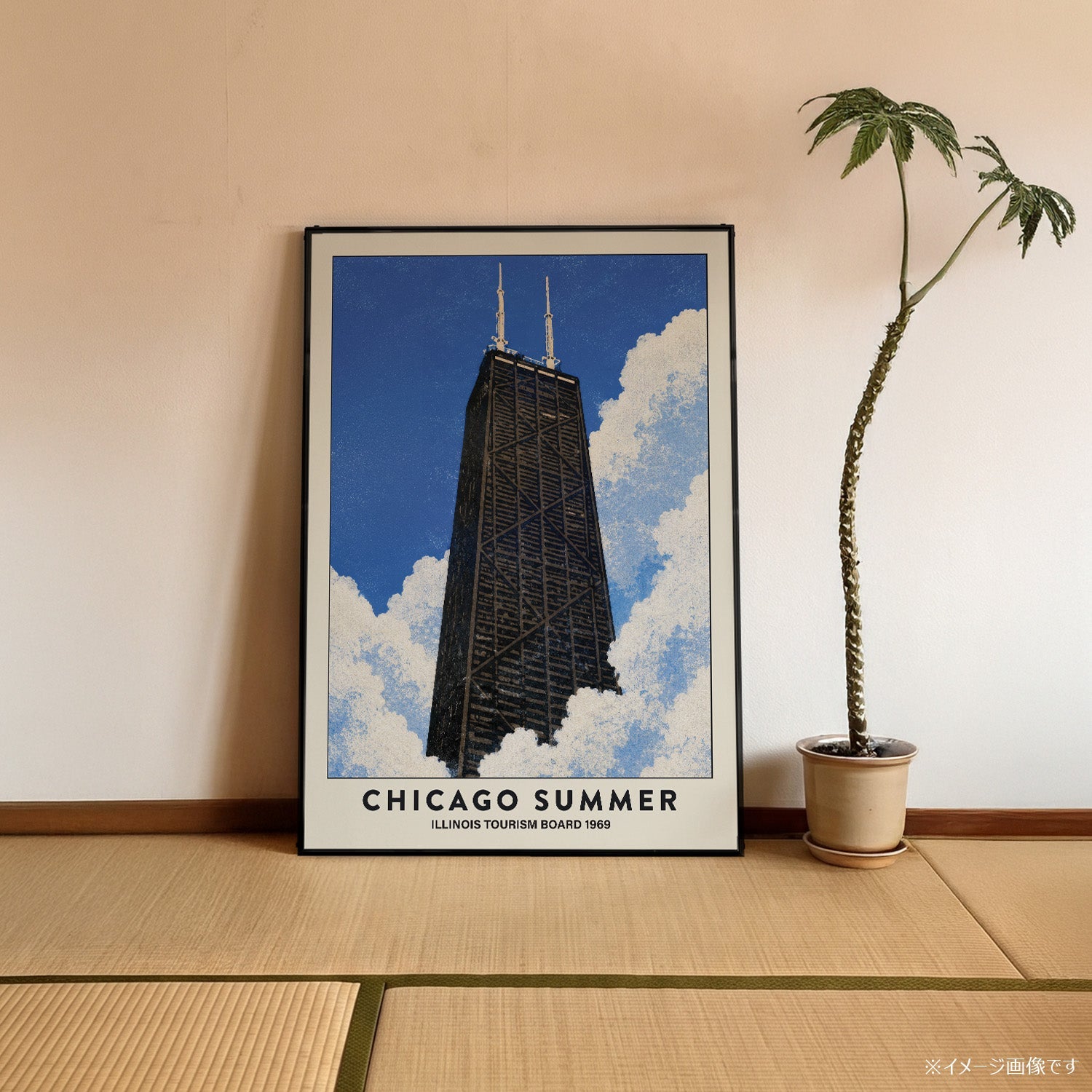 「CHICAGO SUMMER」ヴィンテージトラベルポスター - Ink Jp