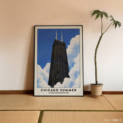 「CHICAGO SUMMER」ヴィンテージトラベルポスター - Ink Jp
