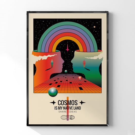 ヴィンテージレトロポスター 「COSMOS」 - Ink Jp