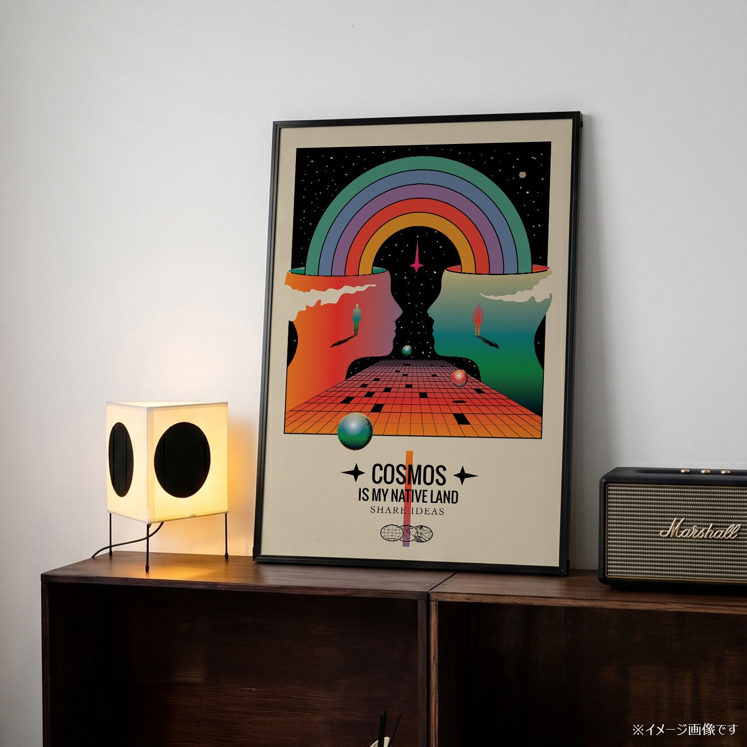 COSMOS is My Native Land」サイケデリックアートポスター – Ink Jp