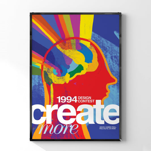「create more」1994デザインコンテストポスター - Ink Jp