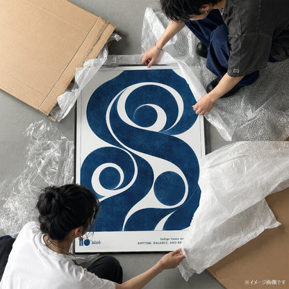 「Currents」aiirô アブストラクトポスター - Ink Jp