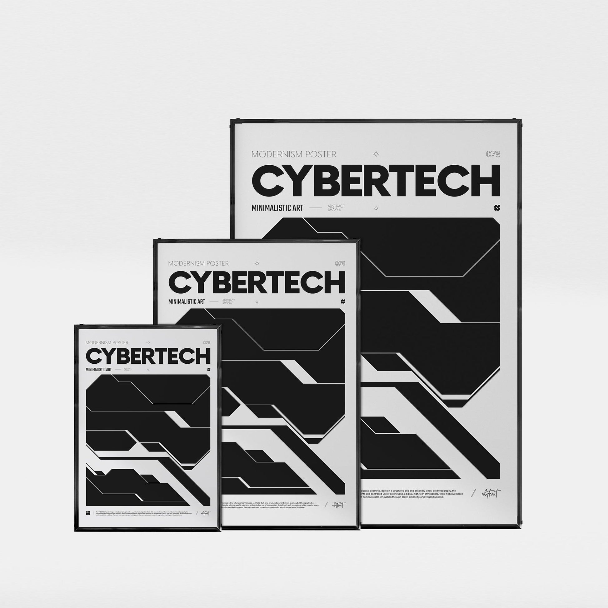 「CYBERTECH」グラフィックアートポスター - Ink Jp