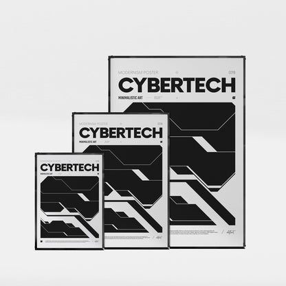「CYBERTECH」グラフィックアートポスター - Ink Jp