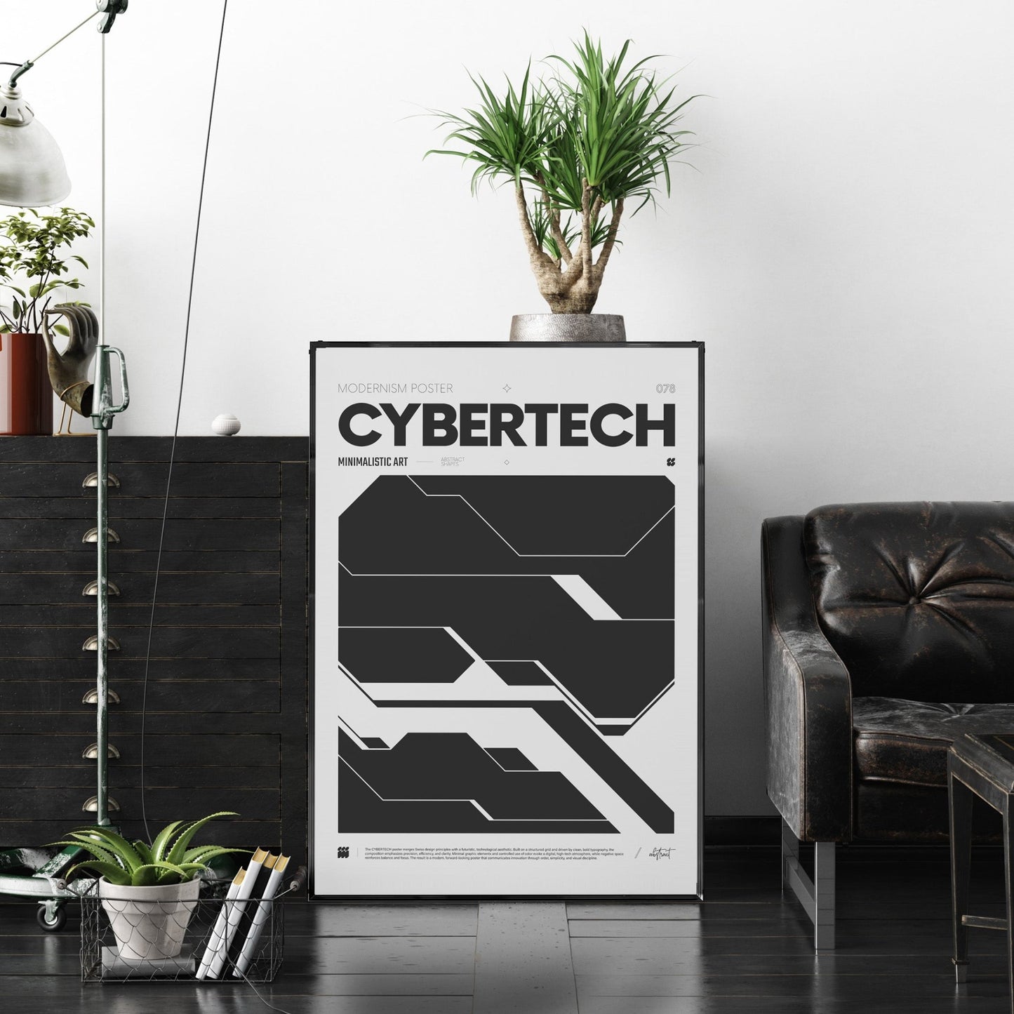 「CYBERTECH」グラフィックアートポスター - Ink Jp