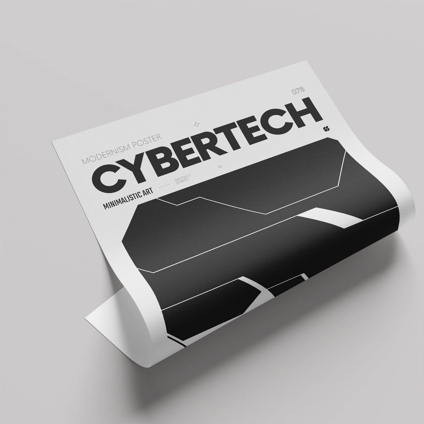 「CYBERTECH」グラフィックアートポスター - Ink Jp