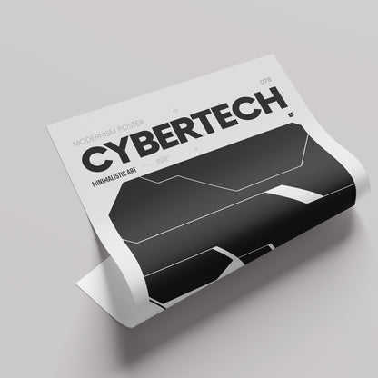 「CYBERTECH」グラフィックアートポスター - Ink Jp