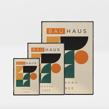 バウハウス DESSAU 1925 デザインポスター - Ink Jp