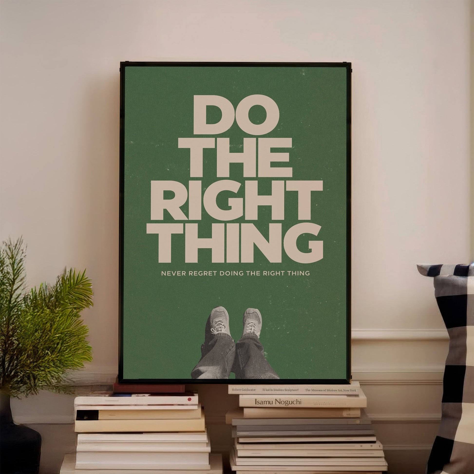 「Do the Right Thing」ミニマリストポスター - Ink Jp