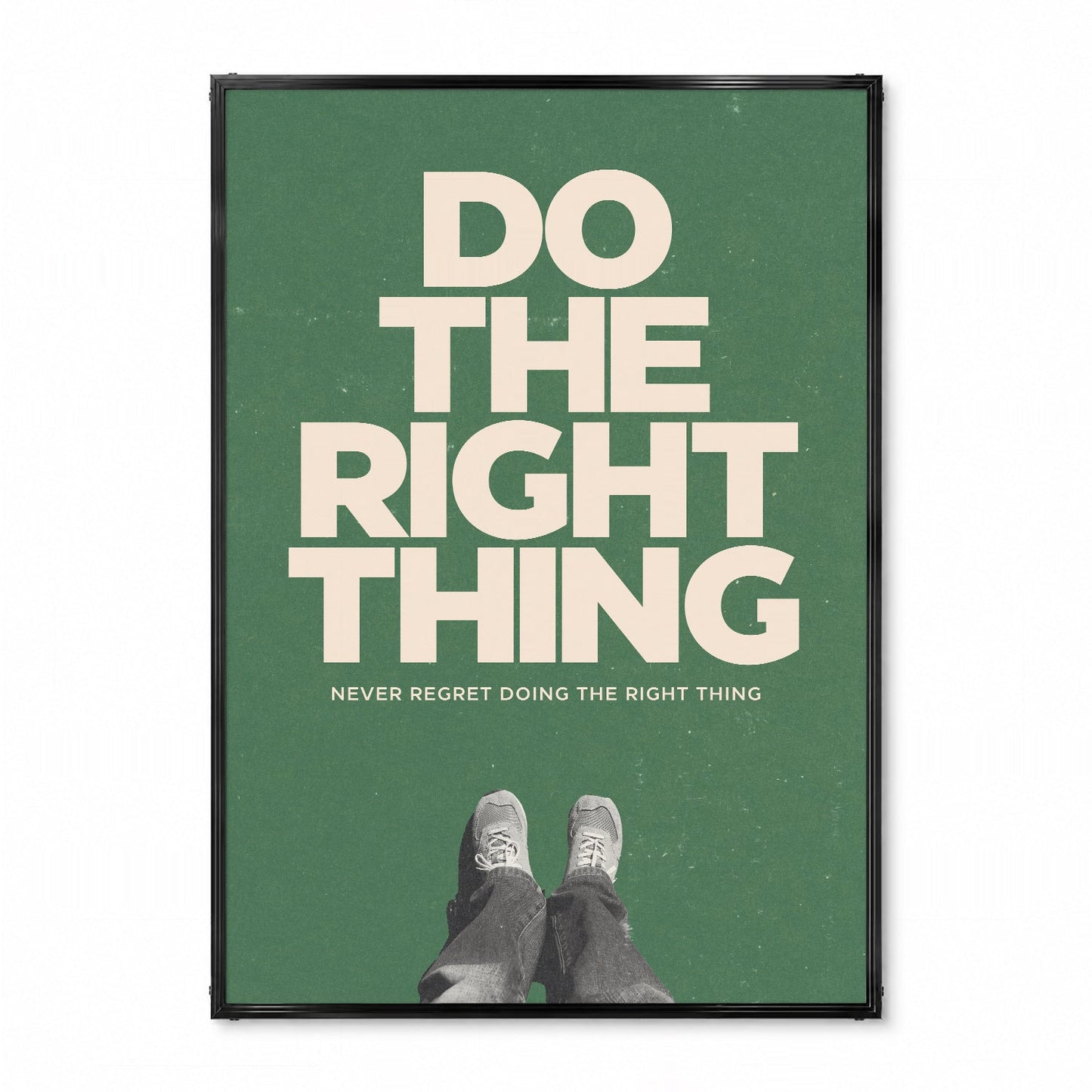 「Do the Right Thing」ミニマリストポスター - Ink Jp