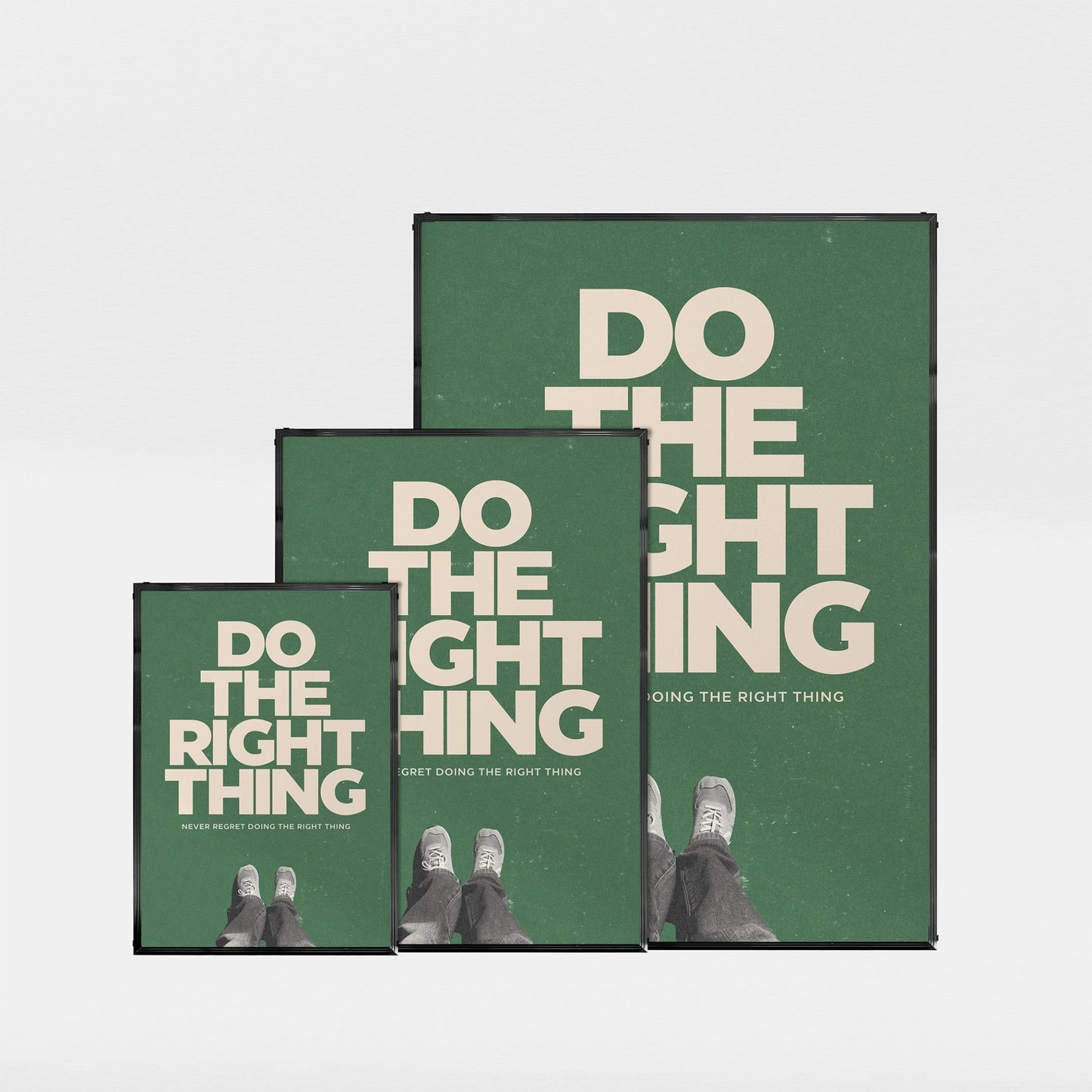 「Do the Right Thing」ミニマリストポスター - Ink Jp