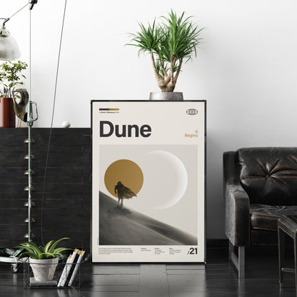 「DUNE/デューン 砂の惑星」ミニマリストアートポスター - Ink Jp