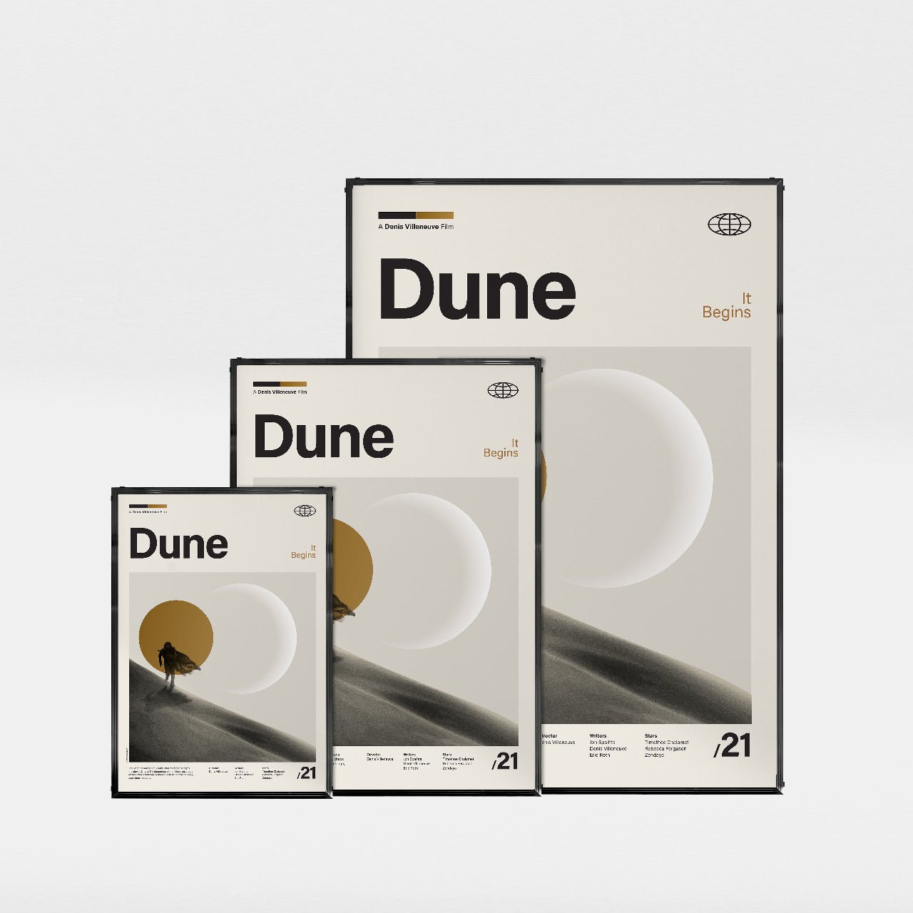 「DUNE/デューン 砂の惑星」ミニマリストアートポスター - Ink Jp