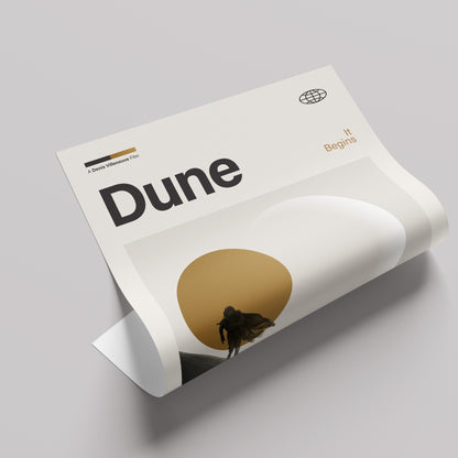 「DUNE/デューン 砂の惑星」ミニマリストアートポスター - Ink Jp