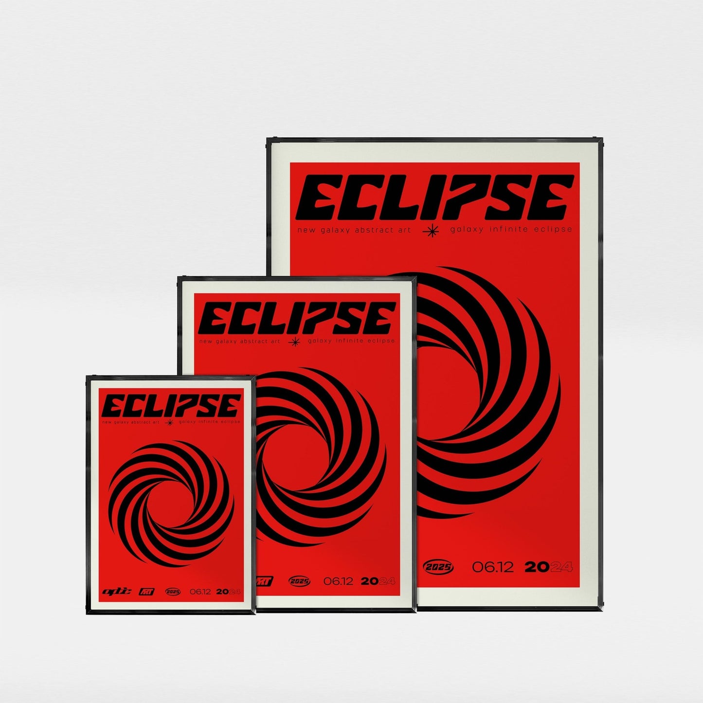 「ECLIPSE」グラフィックアートポスター - Ink Jp