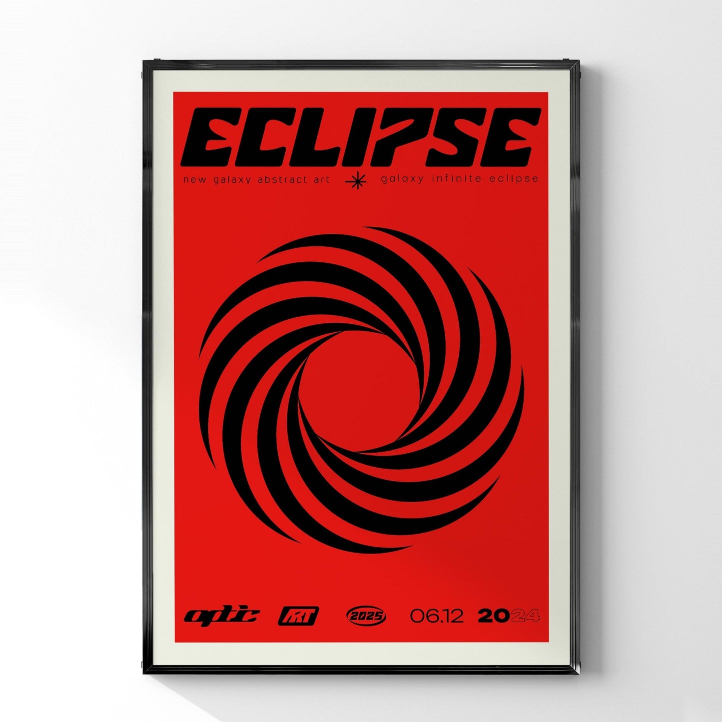 「ECLIPSE」グラフィックアートポスター - Ink Jp