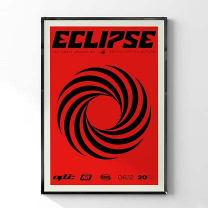 「ECLIPSE」グラフィックアートポスター - Ink Jp