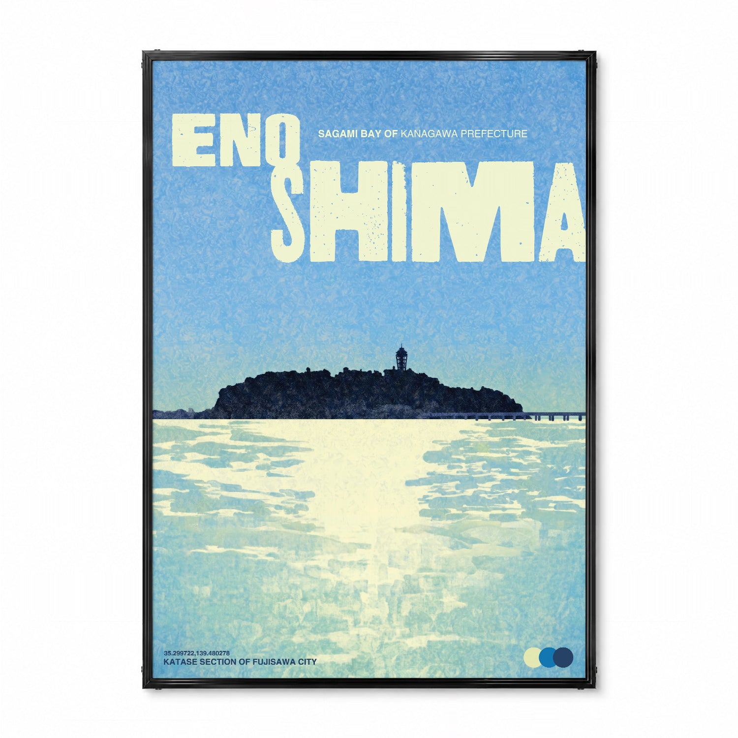 「ENOSHIMA」ヴィンテージトラベルポスター - Ink Jp