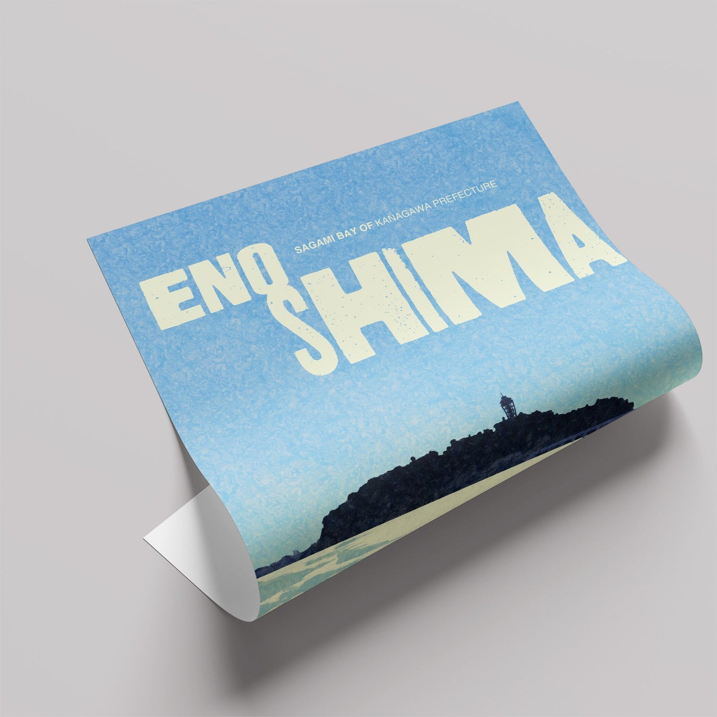 「ENOSHIMA」ヴィンテージトラベルポスター - Ink Jp