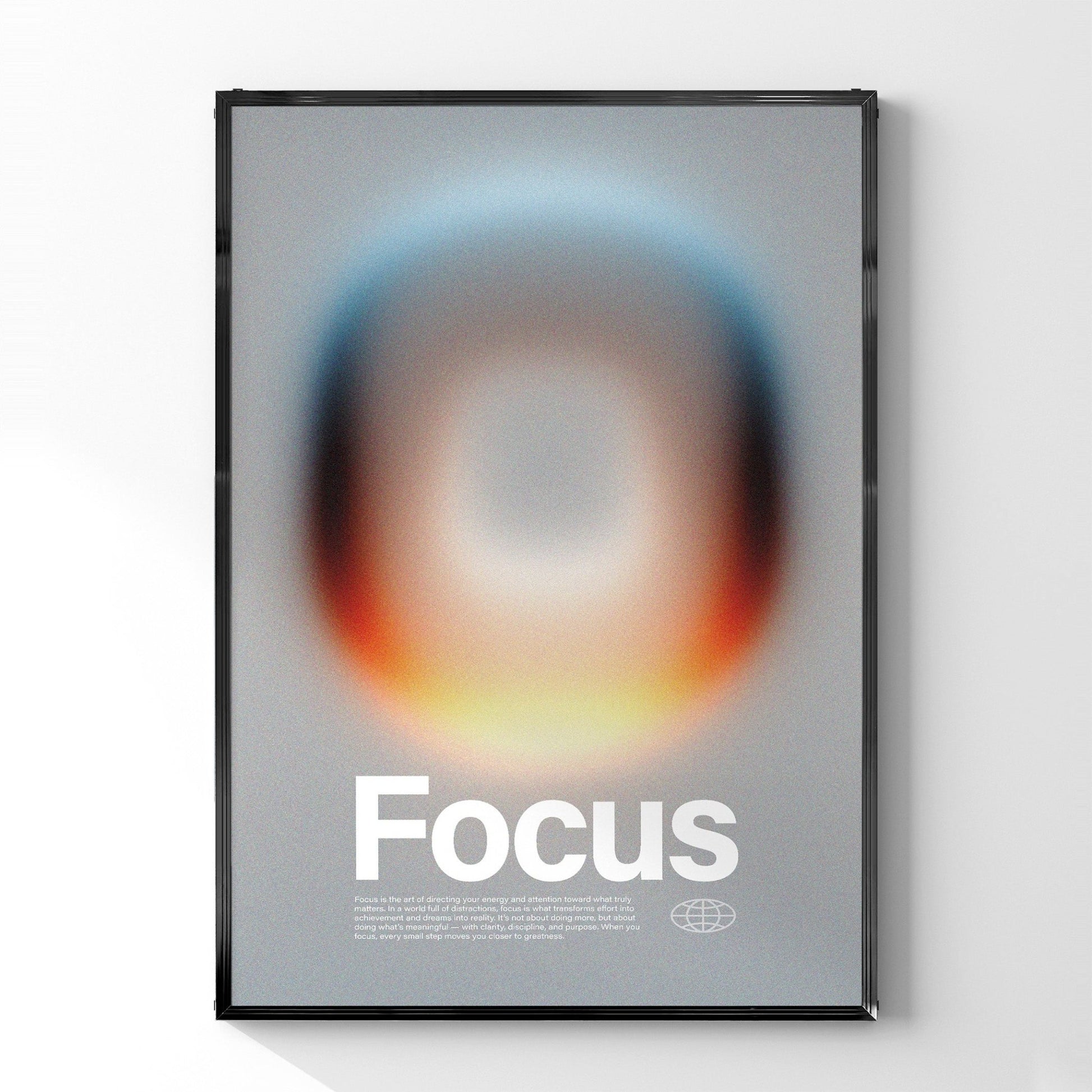 「Focus」グラデーションアートポスター - Ink Jp