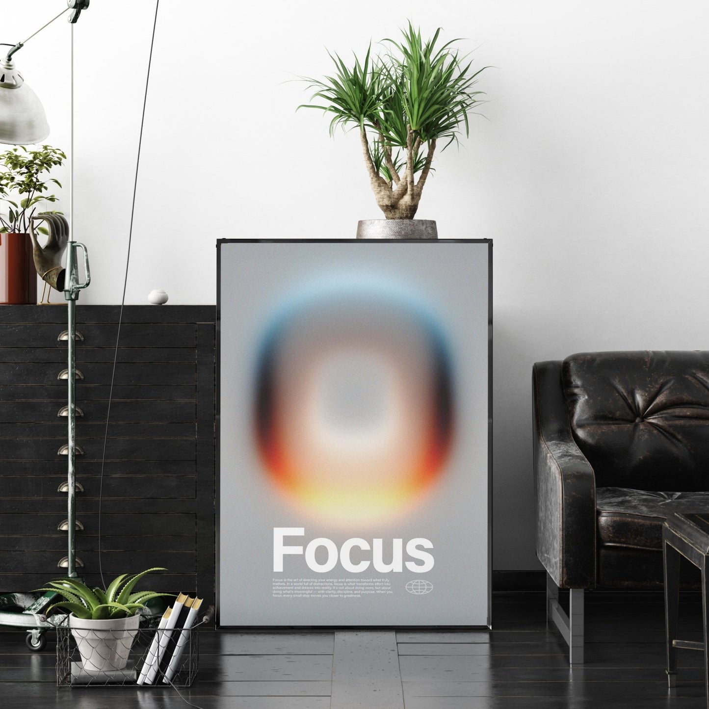 「Focus」グラデーションアートポスター - Ink Jp