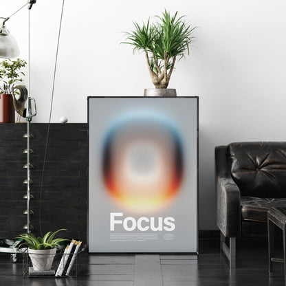 「Focus」グラデーションアートポスター - Ink Jp