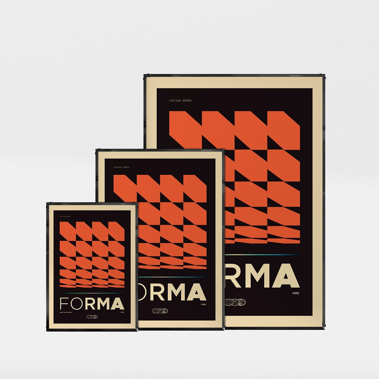 「FORMA 002 Vintage Series」グラフィックアートポスター - Ink Jp