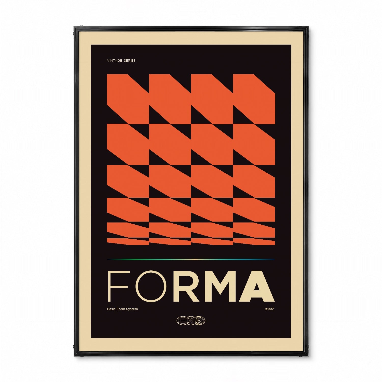 「FORMA 002 Vintage Series」グラフィックアートポスター - Ink Jp