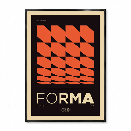 「FORMA 002 Vintage Series」グラフィックアートポスター - Ink Jp