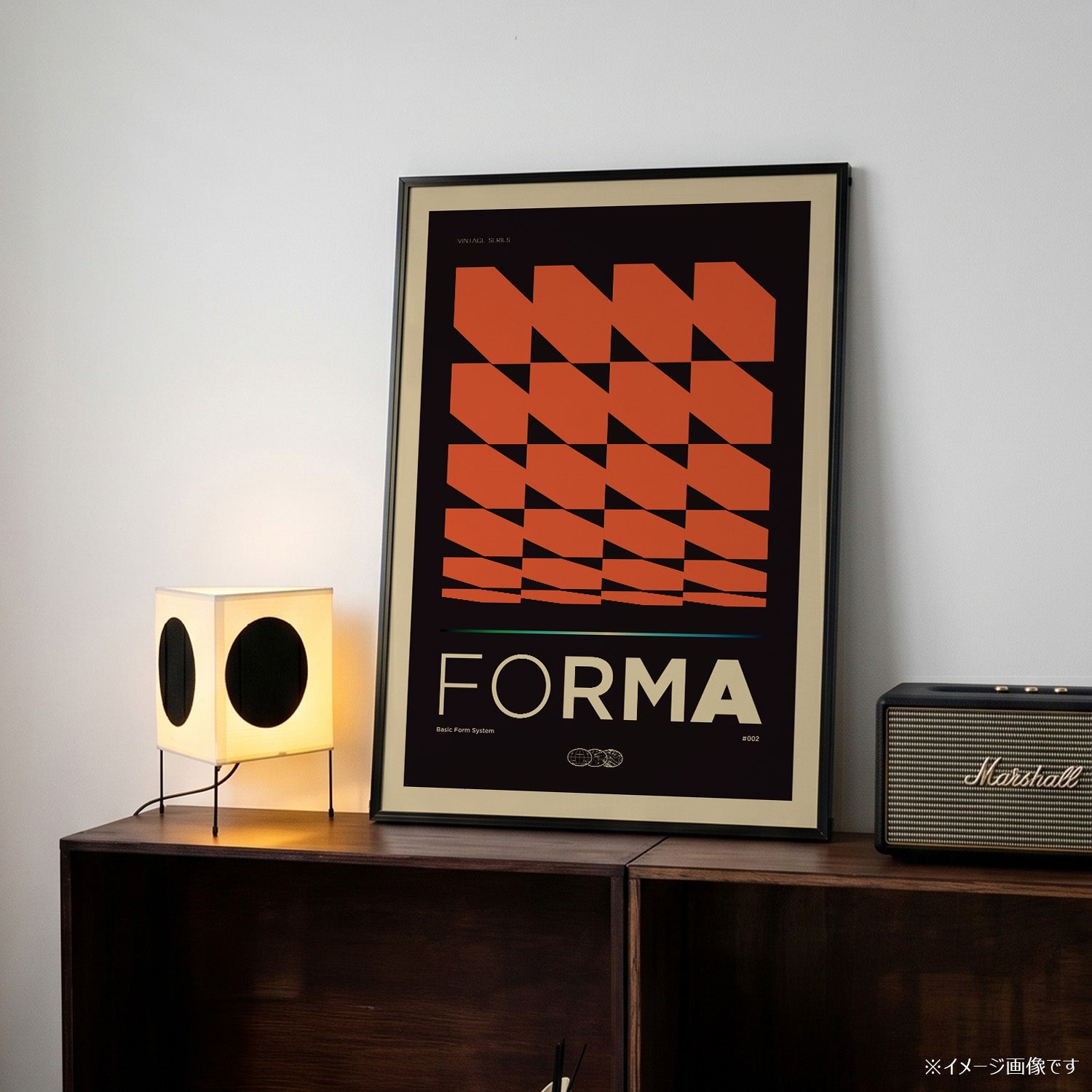 「FORMA 002 Vintage Series」グラフィックアートポスター - Ink Jp