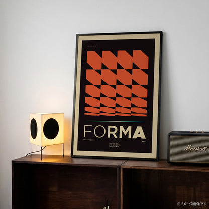 「FORMA 002 Vintage Series」グラフィックアートポスター - Ink Jp