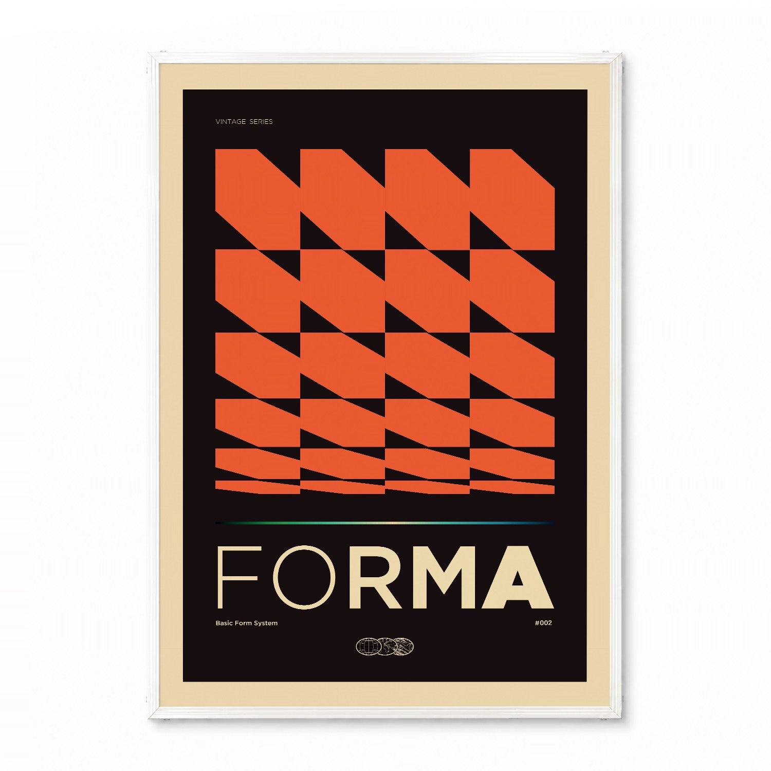 「FORMA 002 Vintage Series」グラフィックアートポスター - Ink Jp