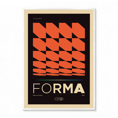 「FORMA 002 Vintage Series」グラフィックアートポスター - Ink Jp