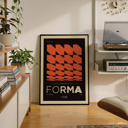 「FORMA 002 Vintage Series」グラフィックアートポスター - Ink Jp