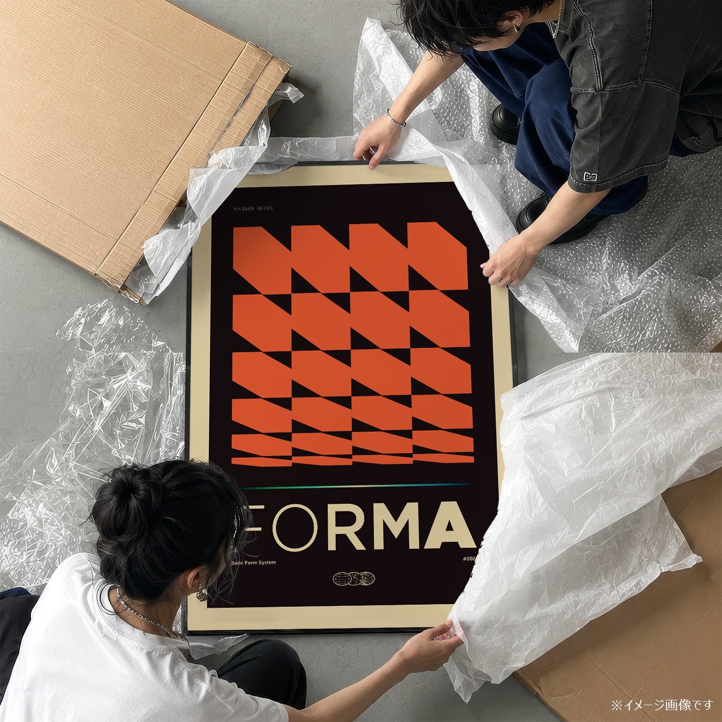 「FORMA 002 Vintage Series」グラフィックアートポスター - Ink Jp