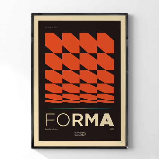 「FORMA」アブストラクトポスター02 - Ink Jp