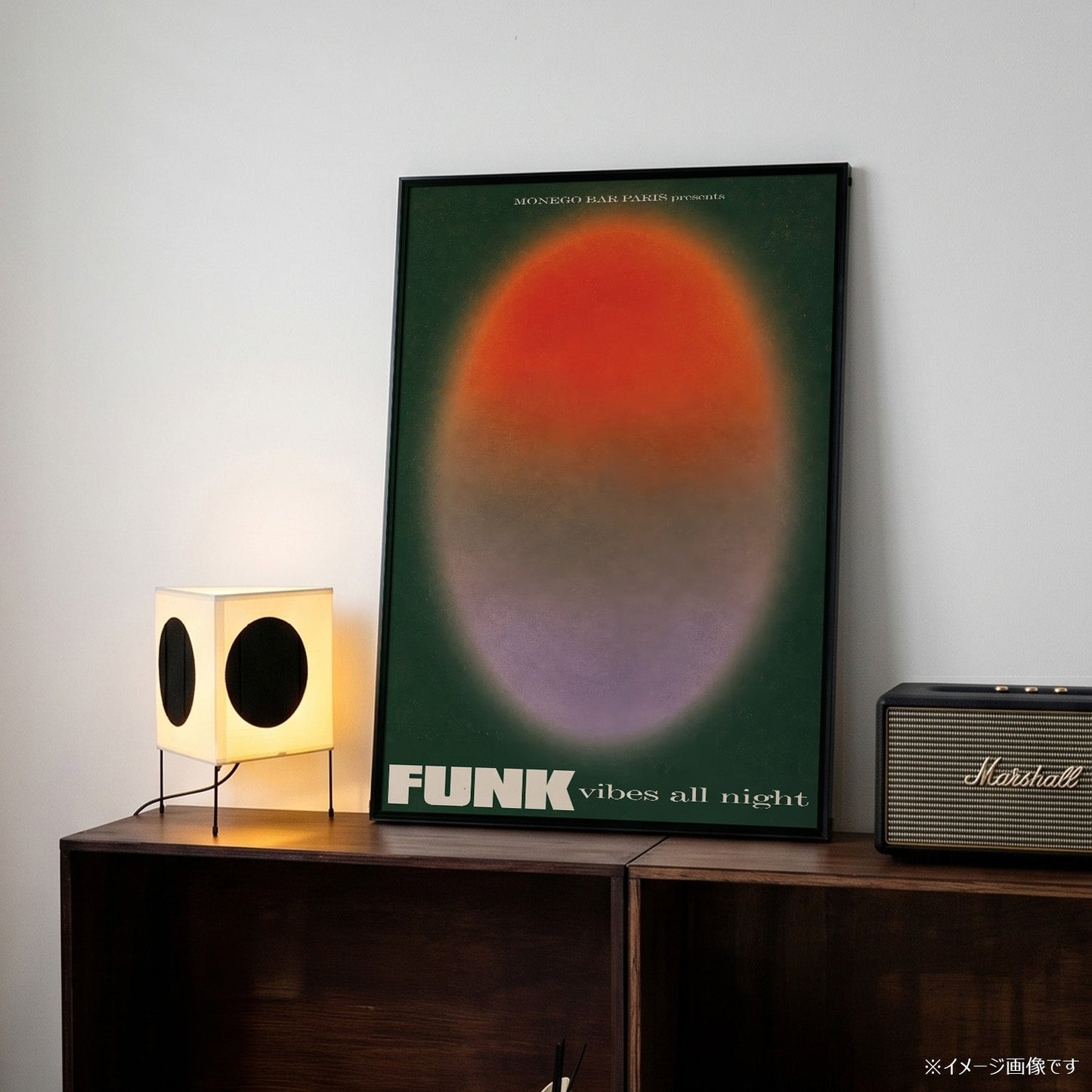 「FUNK vibes all night」ミュージックイベントポスター - Ink Jp