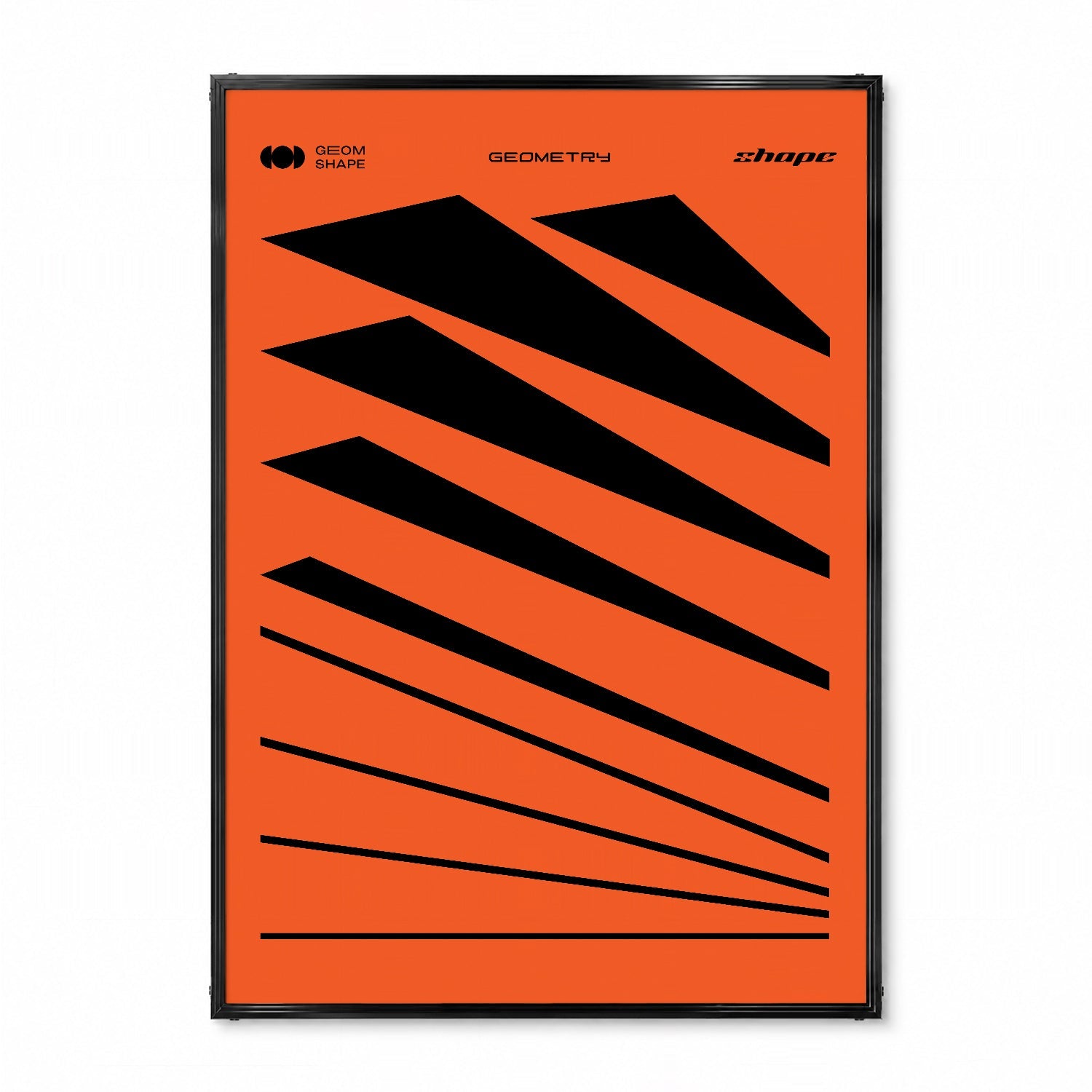 「GEOM SHAPE Velocity」グラフィックアートポスター - Ink Jp
