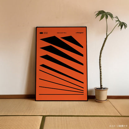 「GEOM SHAPE Velocity」グラフィックアートポスター - Ink Jp