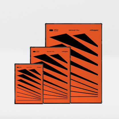 「GEOM SHAPE Velocity」グラフィックアートポスター - Ink Jp