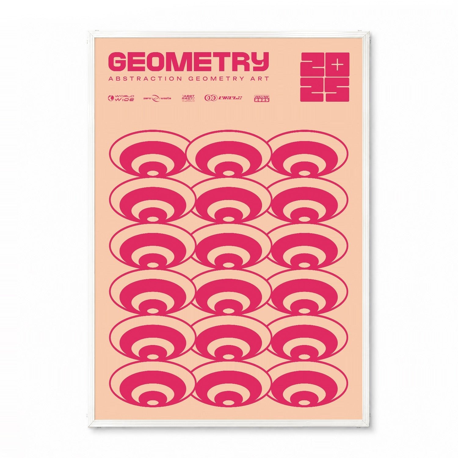 GEOMETRY Abstraction 2025」グラフィックアートポスター – Ink Jp