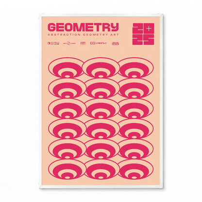「GEOMETRY Abstraction 2025」グラフィックアートポスター - Ink Jp