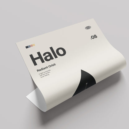 「Halo」音楽インスパイア アートポスター - Ink Jp