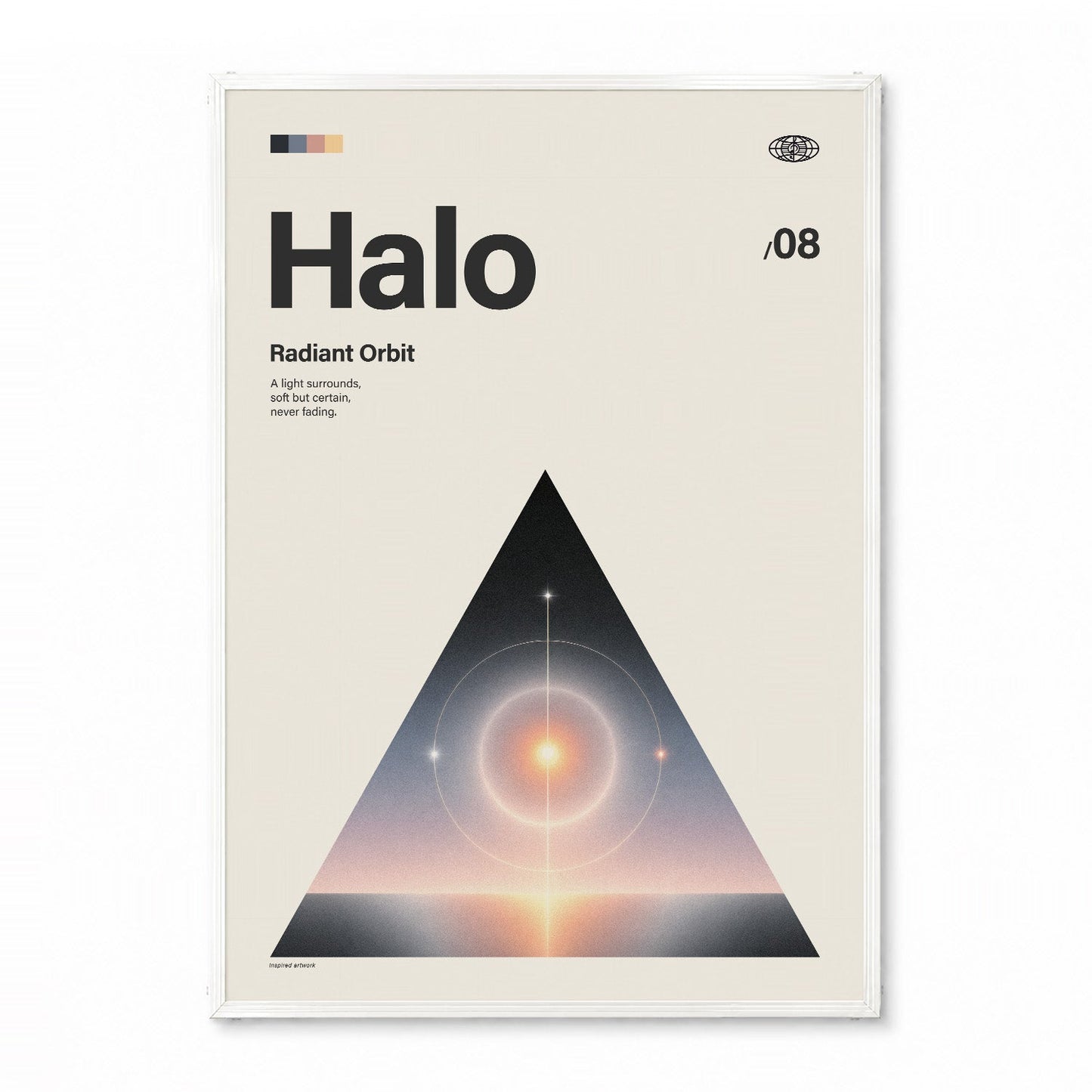 「Halo」音楽インスパイア アートポスター - Ink Jp