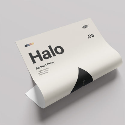 「Halo」音楽インスパイア アートポスター - Ink Jp